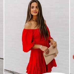 Vici red dress